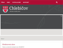 Tablet Screenshot of chlebicov.cz